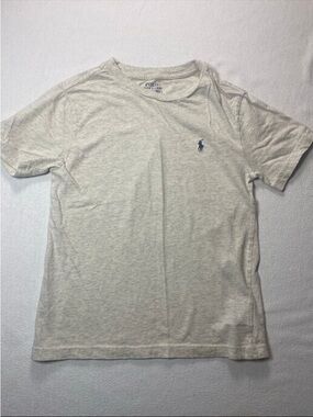Polo by Ralph Lauren Light Cream Short Sleeve Crewneck Tee. See description.